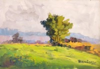 Tahir Bilal Ummi, 12 x 18 Inch, Oil on Canvas, Landscape Painting, AC-TBL-049